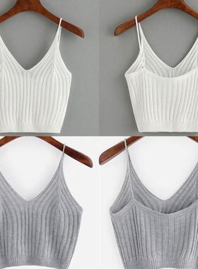 asic Sexy Strappy Sleeveless Racerback Crop Top High Quality