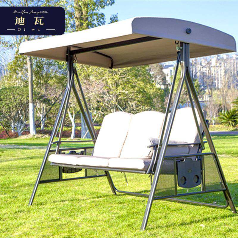户外秋千椅花园椅铁艺吊蓝三人秋千吊椅户外家具庭院摇椅秋千,住宅家具,户外秋千,淘宝优惠券,粉丝福利购,淘宝优惠卷