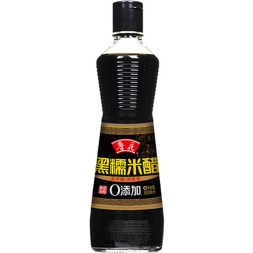 鲁花0零添加防腐剂黑糯米醋500