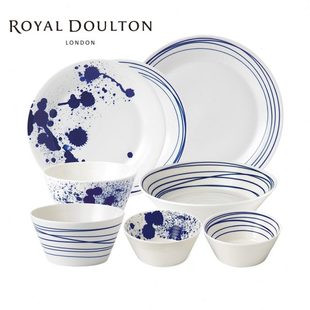 all道尔顿太皇家to洋 uy家用餐盘Don餐平Ro碗简约欧式 餐具套装