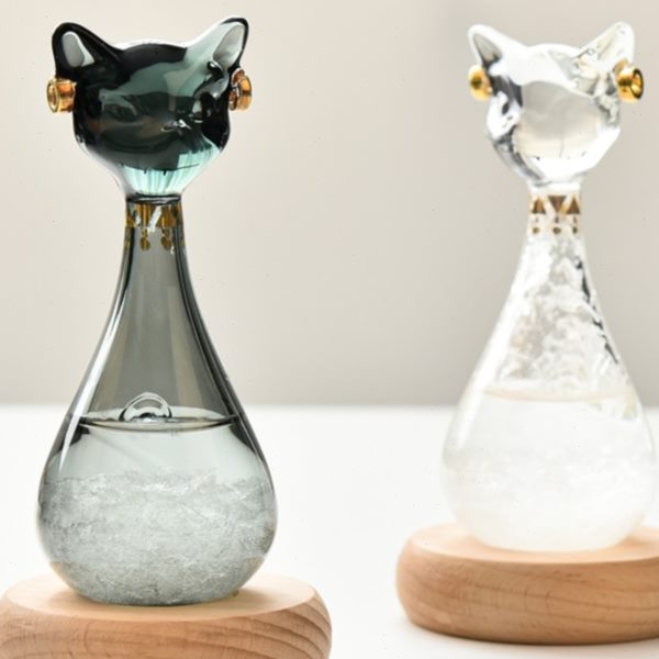摆件瓶暴天气预报瓶结婚生日礼物创意礼物生安送猫德森风男女精致