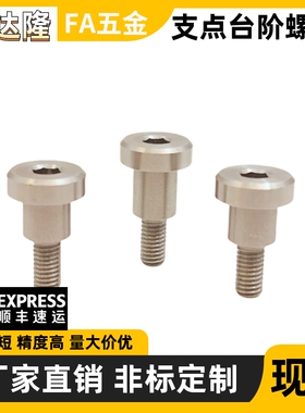 不锈钢内六角支点台阶螺丝 CBDR FCBDR6 8 10 12-8 9 10 12 15 20