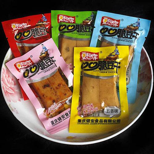 手磨豆干小零食五香豆腐干