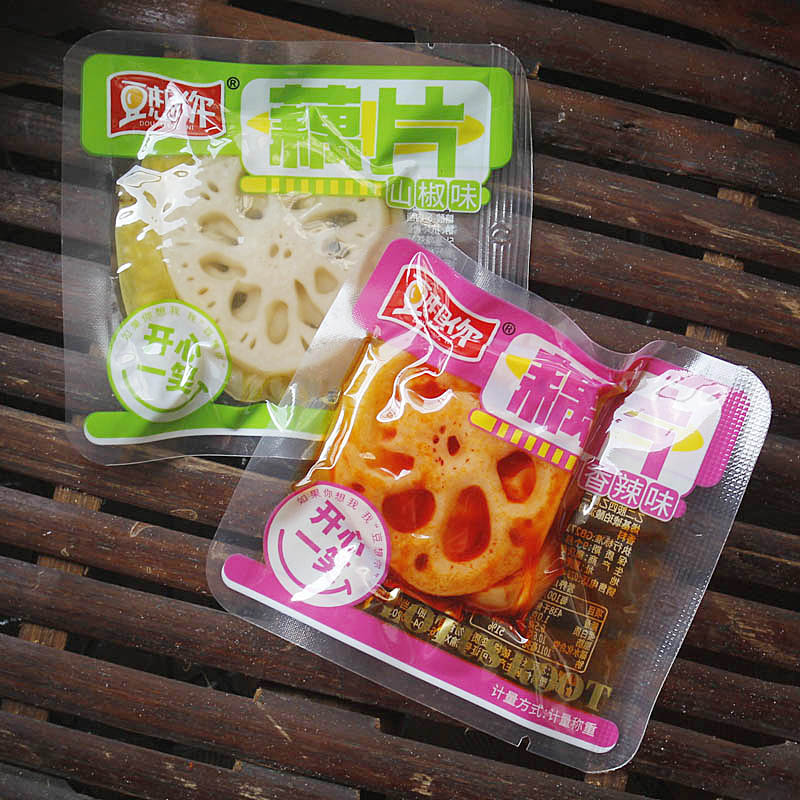 豆想你大刀藕片零食开袋即食卤藕
