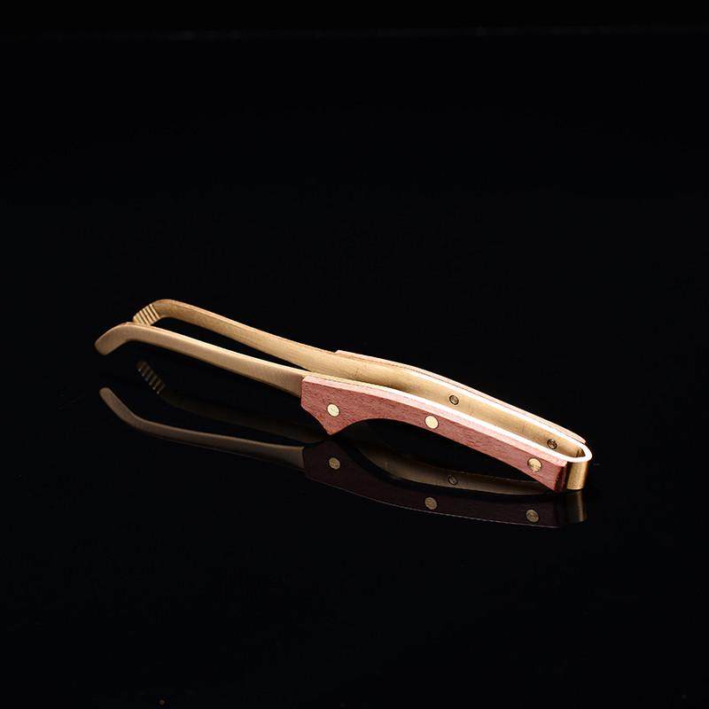 茶夹子纯铜茶杯夹子桐木板镊子木质茶夹茶道泡茶工具功夫茶具配件,餐饮具,茶夹,淘宝优惠券,粉丝福利购,淘宝优惠卷