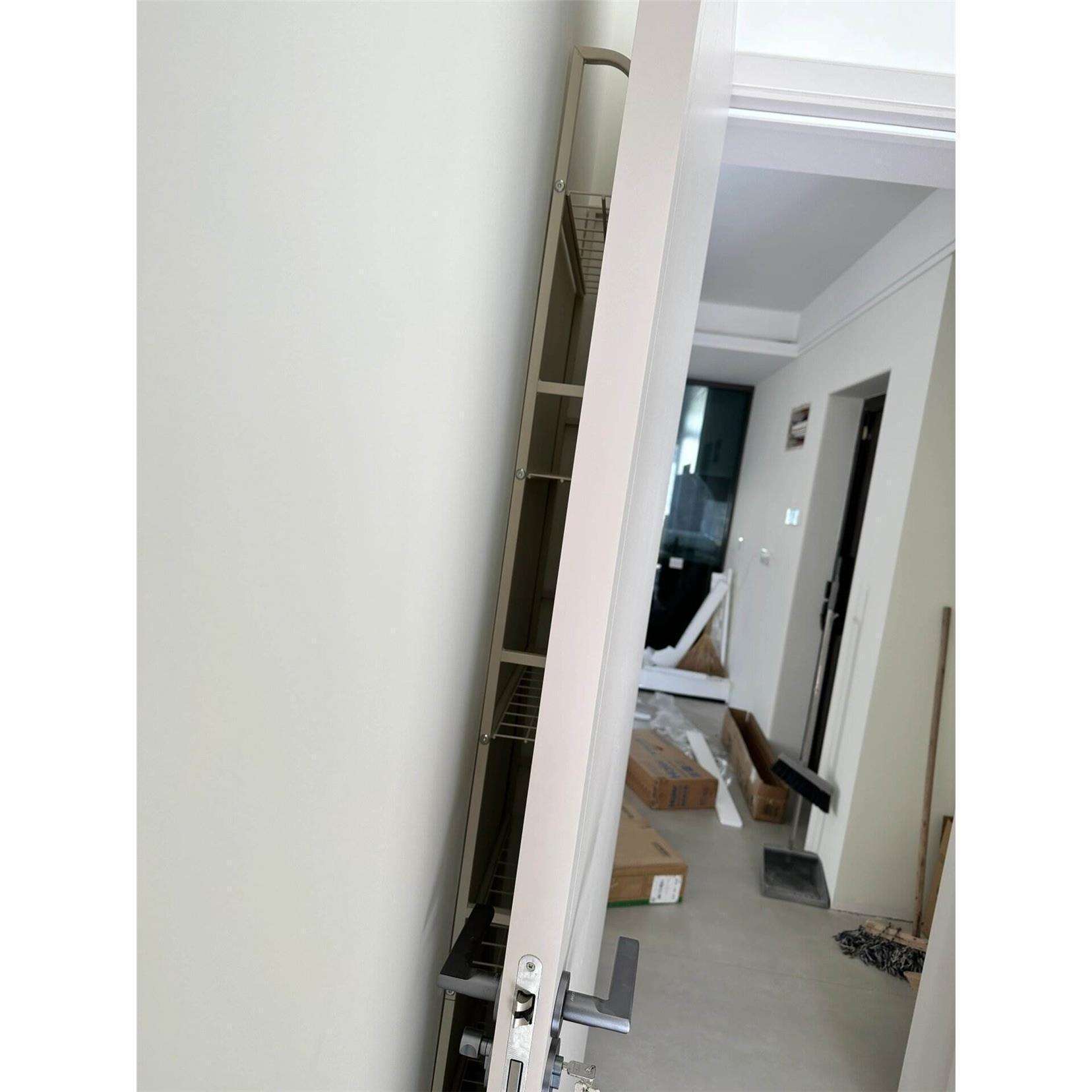 舒福思门后款铁艺9cm超窄夹缝收纳架收纳柜墙上书架置物架自定义