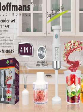 出口Hoffmans 搅拌机 8042 4 in 1 Hand Blender 0.16cbm