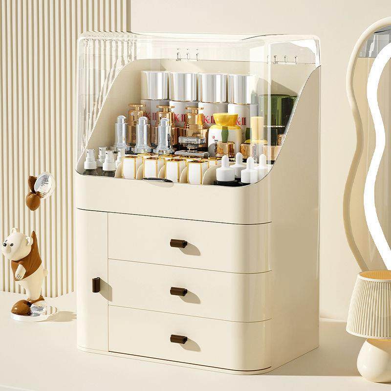 化妆收纳盒防尘透明桌面梳妆台大容量置物架亚克力收纳盒收纳清洁,家装灯饰光源,其它灯具灯饰,淘宝优惠券,粉丝福利购,淘宝优惠卷