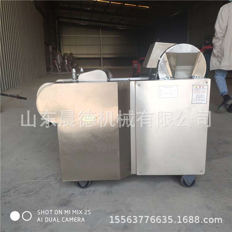 大葱切碎机 660型切菜不锈钢多功能熟食切片机