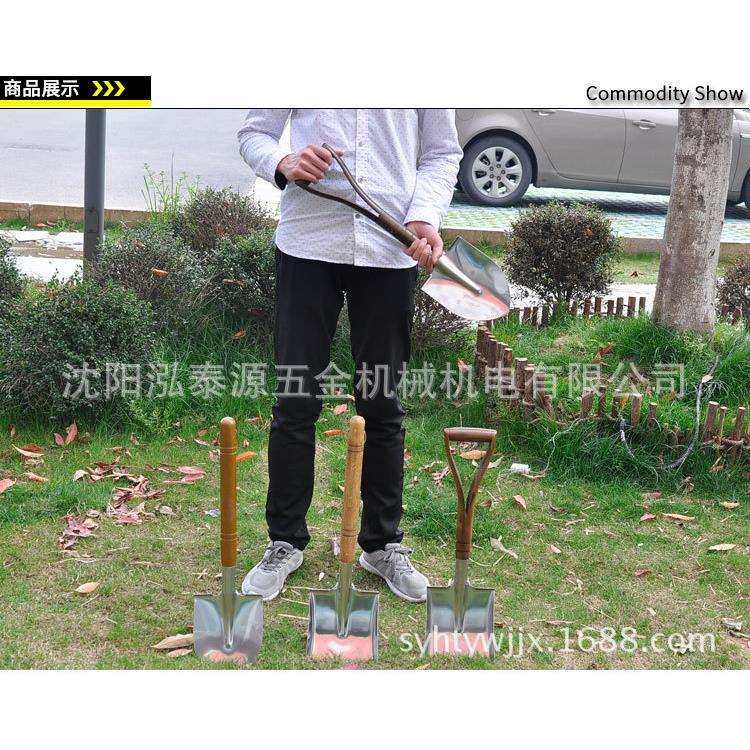 Exploit/开拓白钢铁锹 不锈钢小铲子种花铁铲 园艺园林工具 11182