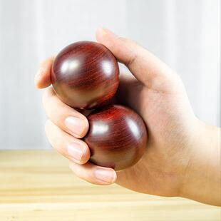 木质手球保健球紫檀金丝楠木崖柏檀木实木老年人手握球手盘球
