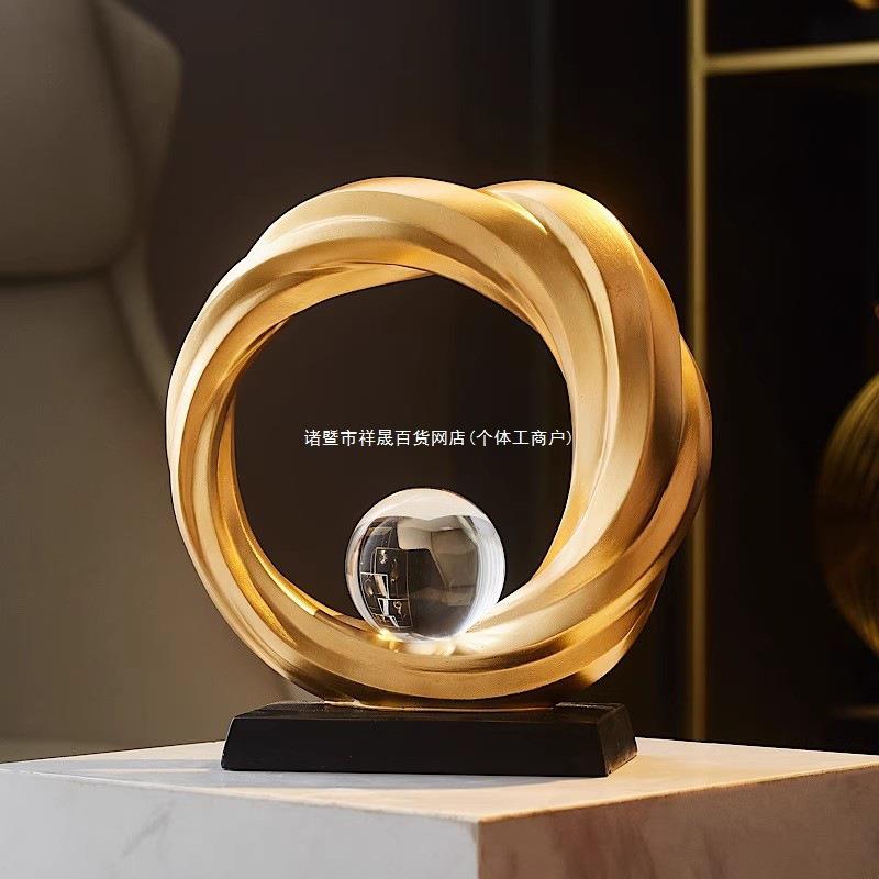 德国财源滚滚酒柜装饰品摆件轻奢高档客厅电视柜工艺品高端上档次