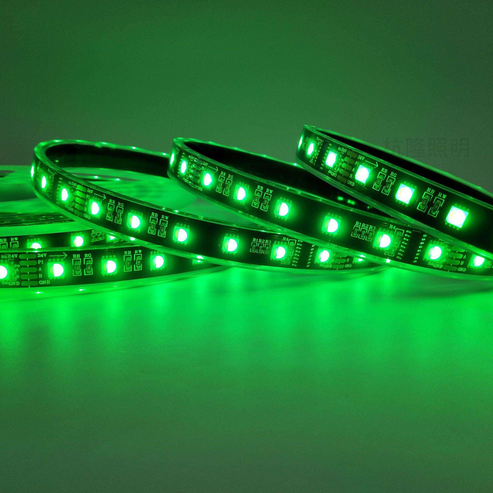 UCS512C4 16脚高亮DMX512幻彩灯条 10段60灯/米 5线RGBW编程灯带