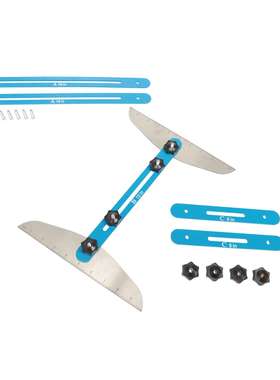 24件套楼梯踏板量规工具 楼梯夹具 测量楼梯 Stair Treads Gauge