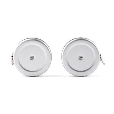 银色英寸量直径尺子便携式81inch小卷尺自动回弹直径尺小钢尺