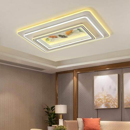 现代客厅led吸顶灯卧室灯具照明护眼全光谱中山灯饰