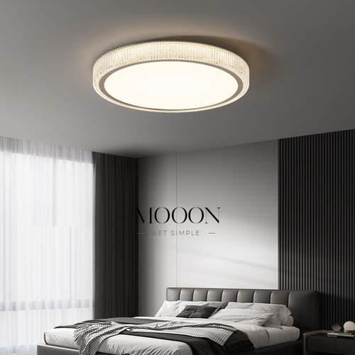 意式极简卧室灯吸顶灯现代简约轻奢主卧房间灯全光谱护眼书房灯具