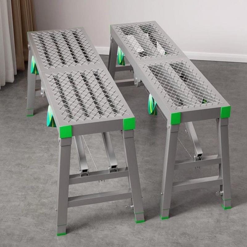 马凳折叠升降加厚特厚刮腻子工地装修马镫脚手架厂家直销平台凳子