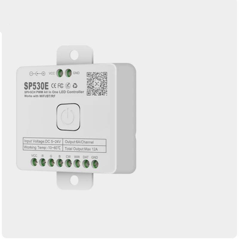 SP530E多功能的loT LED控制器双模主控芯片智能家居APP控制灯光