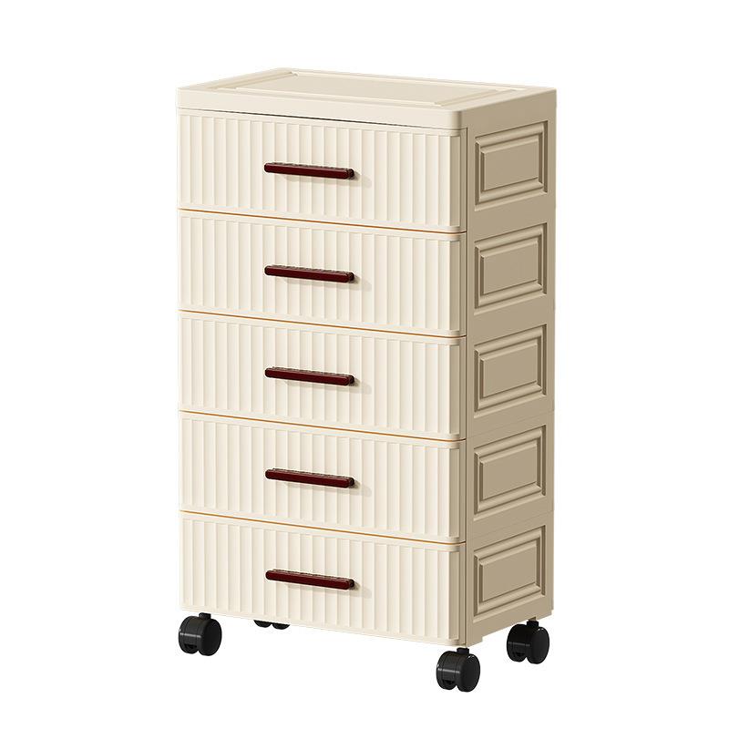 新款抽屉式收纳柜塑料家用储物柜卧室多层五斗柜客厅落地床头置