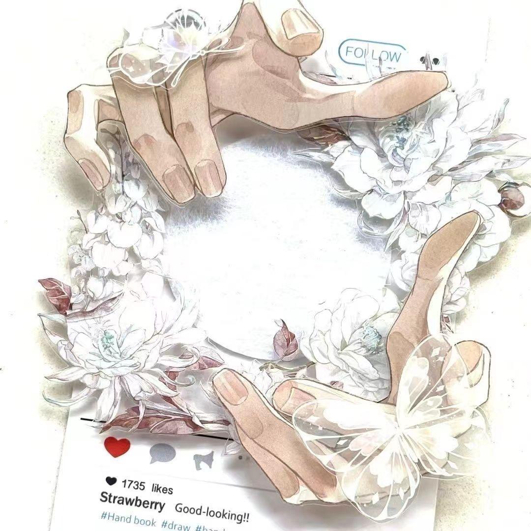 高颜值完美吧唧托ins风亚克力