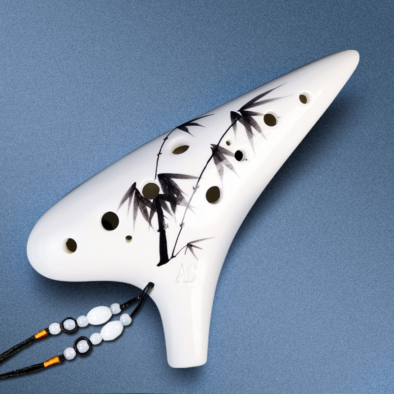 陶笛乐器孔ac专业演奏儿童学生成人中音c调十二孔陶埙六初学者