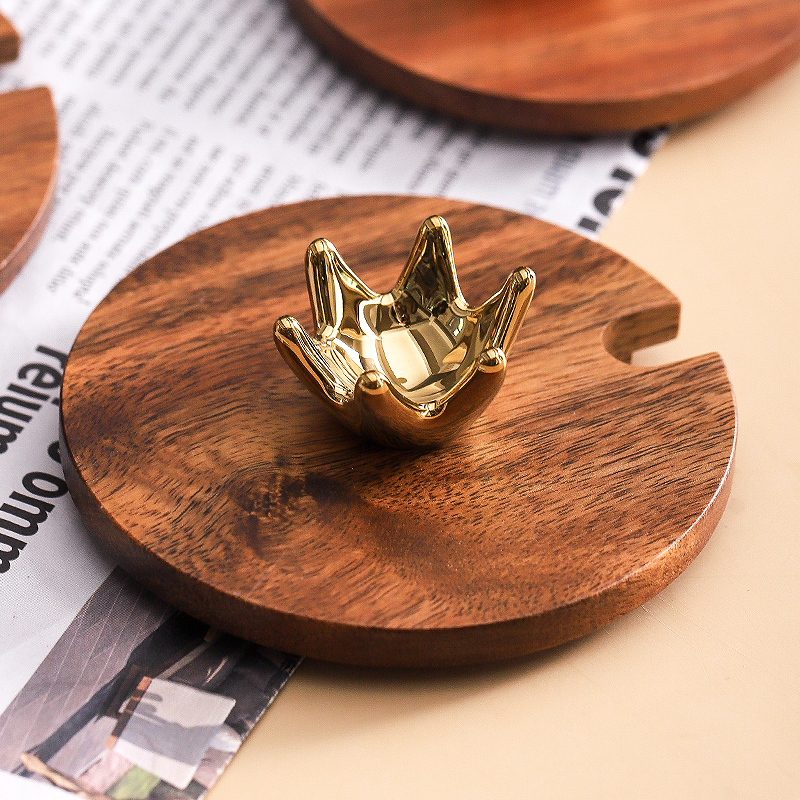 【皇冠】相思木杯盖防霉通用盖子