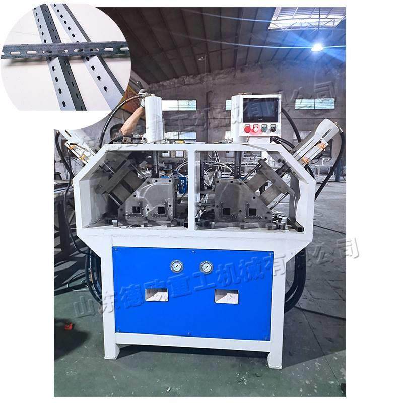 140双工位数控冲孔机 全自动金属管钻孔机 电动液压方管打孔机