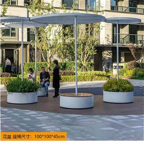 玻璃钢休闲椅户外花盆座椅组合广场等候凉亭创意花箱异形坐凳美陈,商业/办公家具,排椅系列,淘宝优惠券,粉丝福利购,淘宝优惠卷