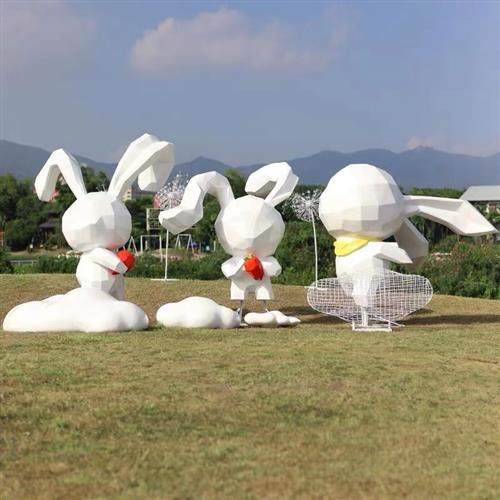 不锈钢动物象定制户外几何网红卡通商场售楼部公园广场摆件,商业/办公家具,雕塑,淘宝优惠券,粉丝福利购,淘宝优惠卷