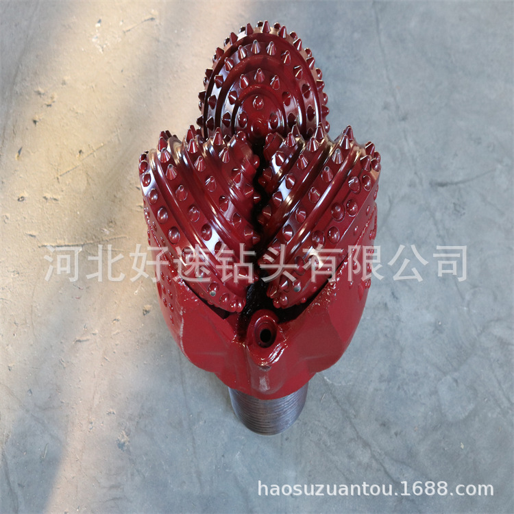 石油钻采设备镶齿三牙轮钻头14 3/4英寸直径375mm--IADC537/617