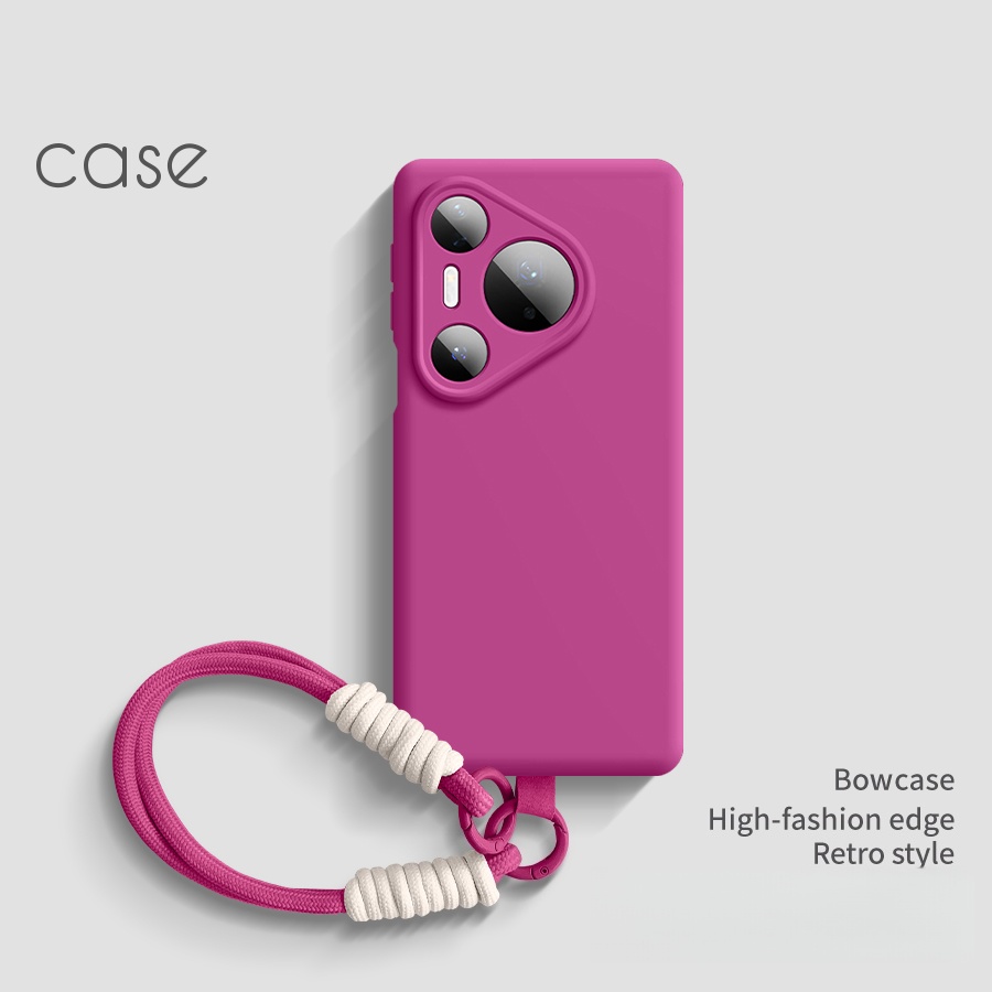 [掉色包退]膜范适用华为Pura80pro手机壳新款p70pro+液态硅胶p70ultra简约p60pro纯色高级商务p50全包p40防摔