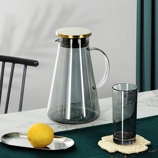 家用高级感玻璃杯水杯耐高温高颜值喝水杯子茶杯家庭客厅待客套装