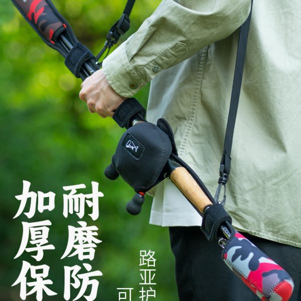 束路亚保护套纺车轮滴收纳护带鱼包杆包竿水竿套路亚竿刃池背带竿