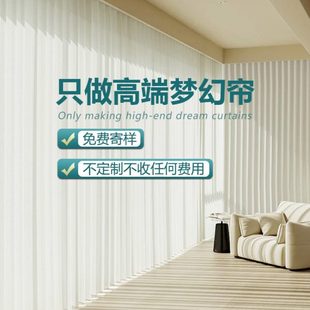 垂帘西阳台全自动直电动大门智能窗帘卧室轨道纱帘帘电机梦幻客厅