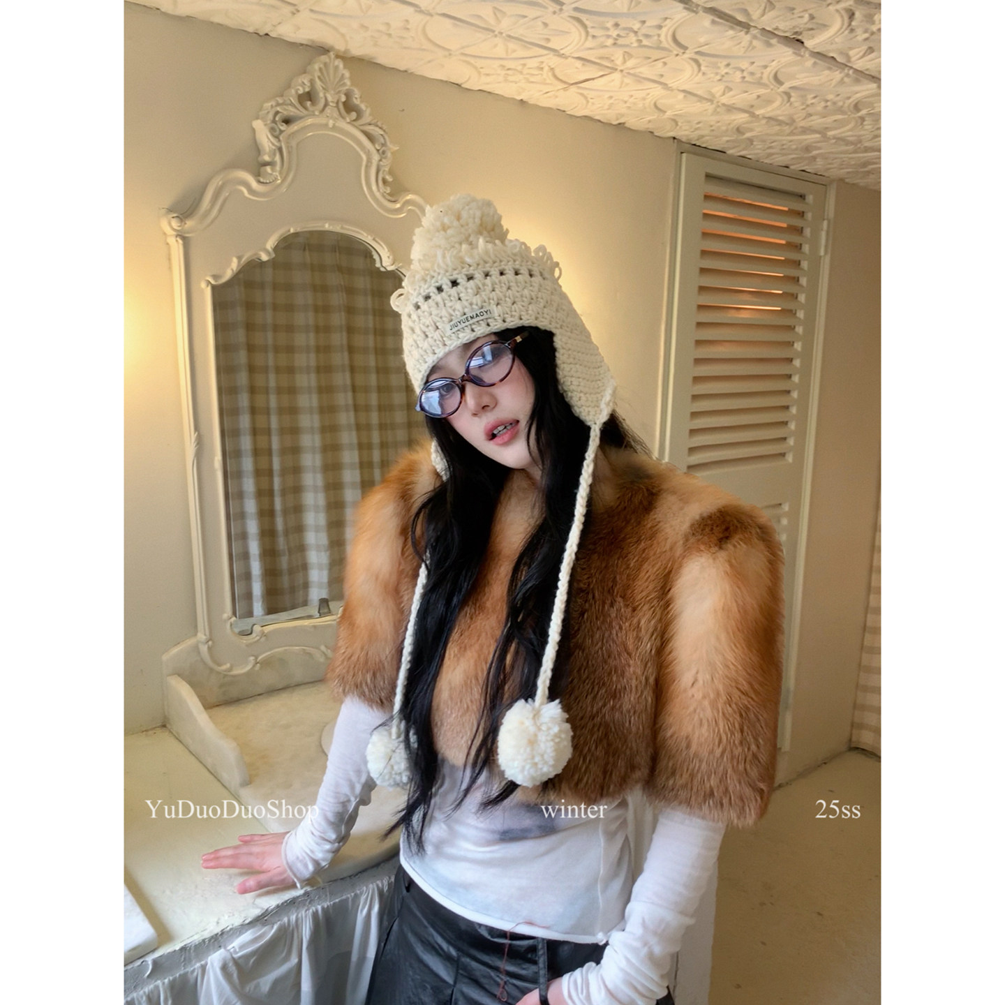 复古重工设计感钩花显脸小护耳毛球包头帽女秋冬时髦保暖针织帽潮,服饰配件/皮带/帽子/围巾,帽子,淘宝优惠券,粉丝福利购,淘宝优惠卷