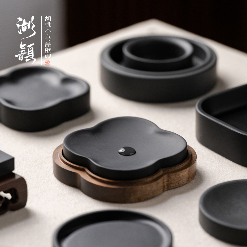 湖颖天然歙砚文房四宝砚台