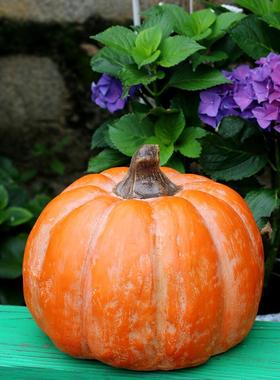 万圣节户外仿真南瓜摆件农场庭院花园装饰品商场美陈园林景观雕塑