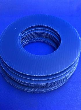 厂家供应pp塑料中空板 蓝色中空板圆圈 5mm塑料中空隔板 可丝印