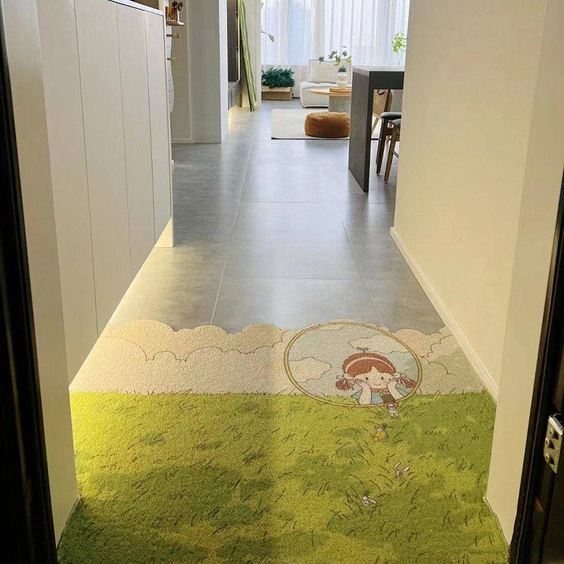 小清新入户地垫门口耐脏易打理防滑垫进门玄关刮泥蹭土可裁剪门垫,居家布艺,家用脚垫,淘宝优惠券,粉丝福利购,淘宝优惠卷