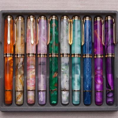 胖叔钢笔J800简活塞乌admok钢笔德国施密特钢尖定制14k金尖雕刻尖