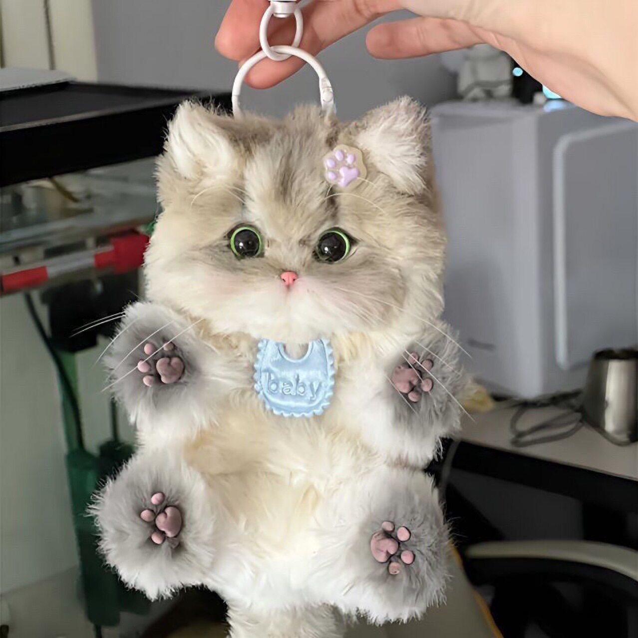 扭扭棒小猫扭扭棒小猫咪挂件手工自制diy材料包可爱挂饰生日
