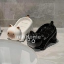 ININ陶瓷肥皂碟卫生间洗漱台沥水台面置物架家饰软装 搭配套装