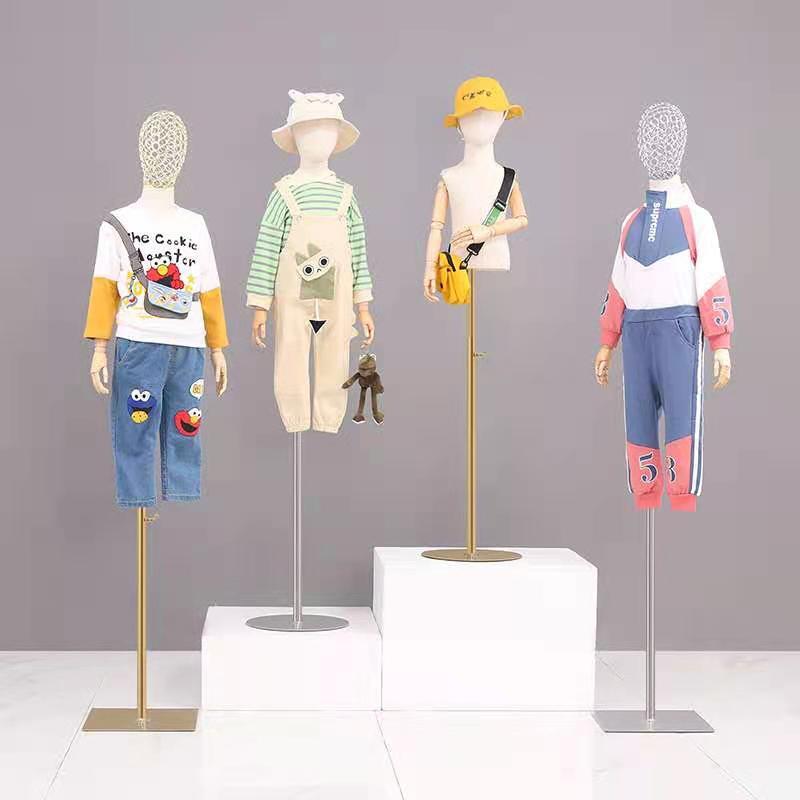 儿童模特道具半身男女小孩婴儿衣服展示架人台服装店全身童装模特
