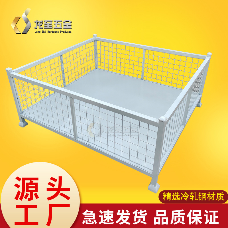 仓储笼定制 折叠铁框物流笼车 工厂用金属笼 加厚耐用 量大优惠