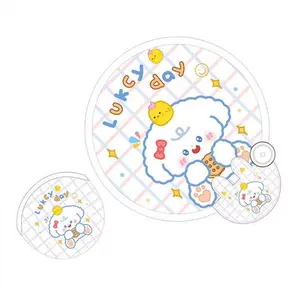 Складное летнее портативное мультяшное светоотражающее индивидуальное фрисби, делается под заказ, популярно в интернете, с печатью вашего логотипа