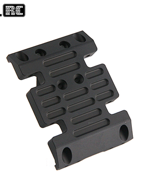 D1RC  AXIALSCX10碳纤大梁金属波箱底板 铝合金波箱底座 SCX系列