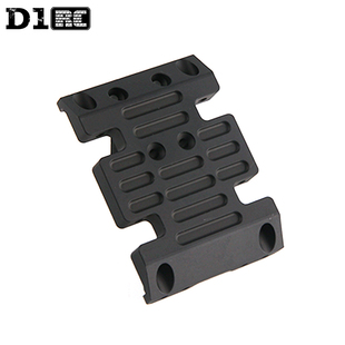 D1RC SCX系列 AXIALSCX10碳纤大梁金属波箱底板 铝合金波箱底座