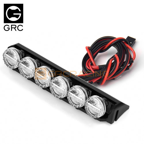 GRC1:10 六灯头车顶射灯 坦克300 牧马人切诺基适用 探照灯#G170T