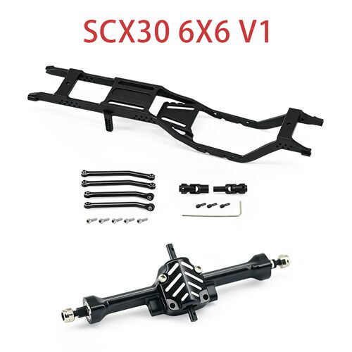 Axial 1/30 SCX30 原车升级6X6套装V1 攀爬车改装升级配件
